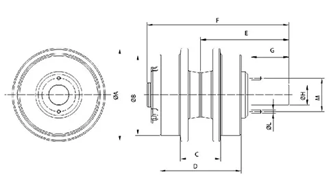 Carrier Roller for Komatsu D275 Bulldozer