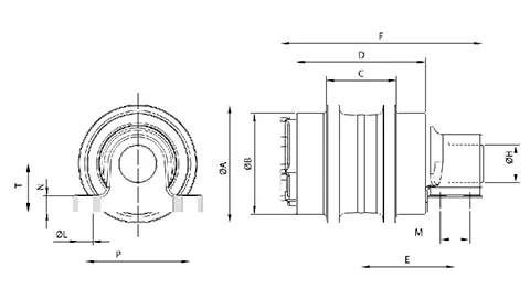 Carrier Roller for Komatsu PC300 Excavator