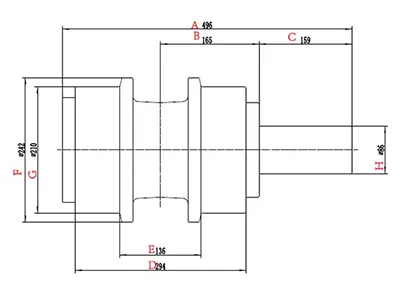 Carrier Roller for Komatsu D375 Bulldozer
