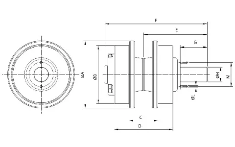Carrier Roller for Caterpillar D6H Bulldozer
