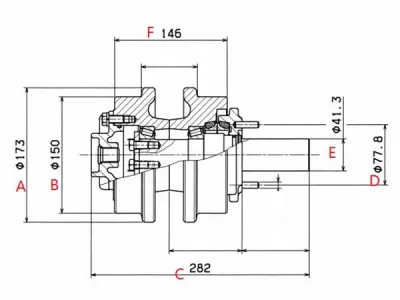 Carrier Roller for Caterpillar D5K Bulldozer