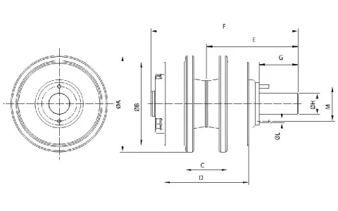 Carrier Roller for Caterpillar E320 Excavator