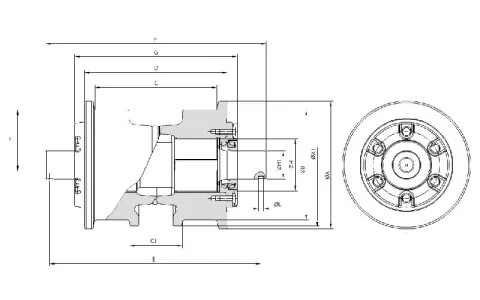 Carrier Roller for Caterpillar D10T Bulldozer