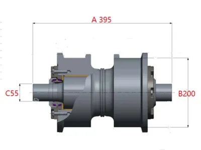 Carrier Roller for Hitachi EX1900 Excavator