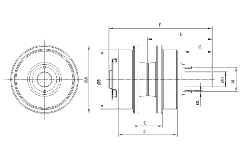 Carrier Roller for Volvo EC210 Excavator