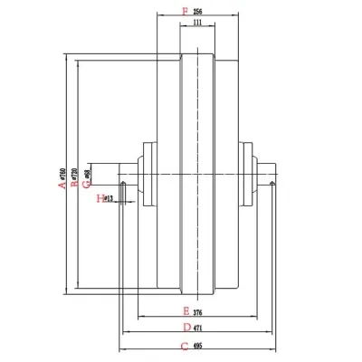 Idler for Caterpillar D9 Bulldozer
