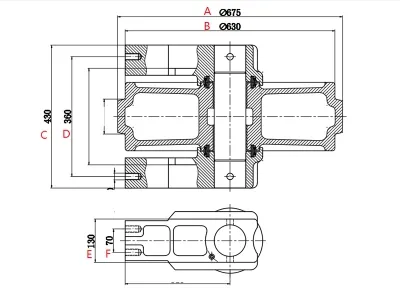 Idler for Volvo EC460 Excavator