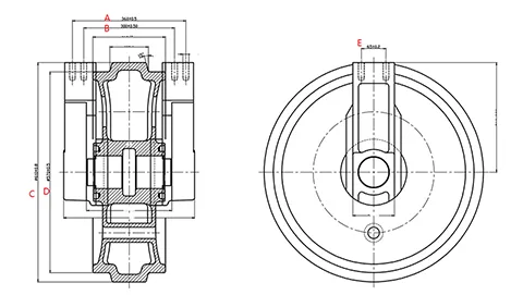 Idler for Volvo EC290 Excavator