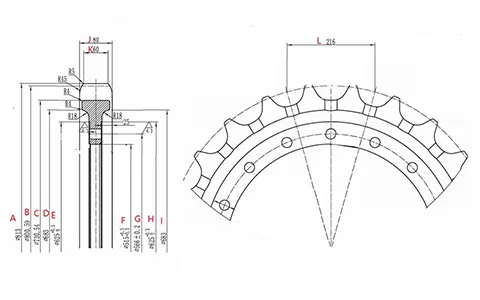 Sprocket for Caterpillar E330 Excavator