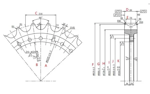 Sprocket for Hitachi ZX470 Excavator