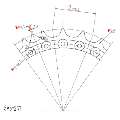 Sprocket Segment for Komatsu D475 Bulldozer